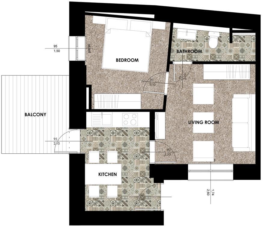 Brill Budapest Apartments 3 Exterior foto
